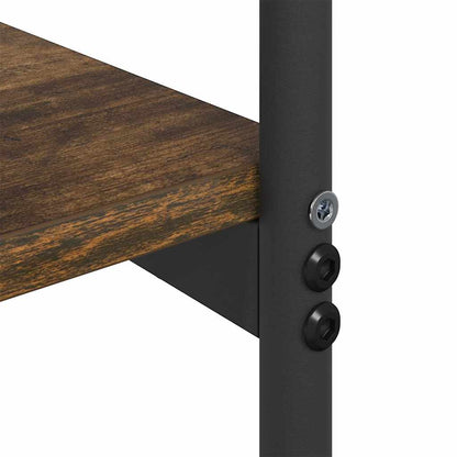 Tavolo consolle con lo scaffale Rovere fumo 101 x 35 x 80.5 cm