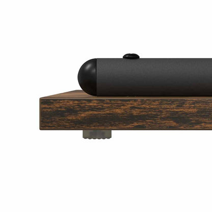 Tavolo consolle con lo scaffale Rovere fumo 101 x 35 x 80.5 cm