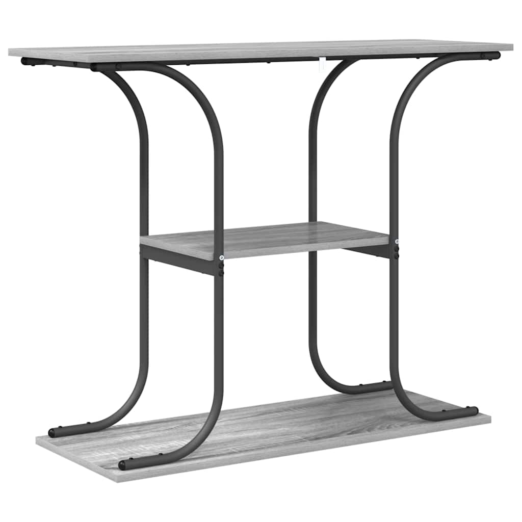 Tavolo consolle Grigio sonoma 101 x 35 x 80.5 cm
