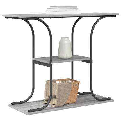 Tavolo consolle Grigio sonoma 101 x 35 x 80.5 cm