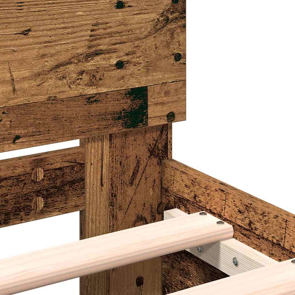 Struttura del letto Legno vecchio 203 x 185 x 70 cm | homemem39