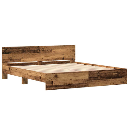Struttura del letto Legno vecchio 203 x 185 x 70 cm | homemem39