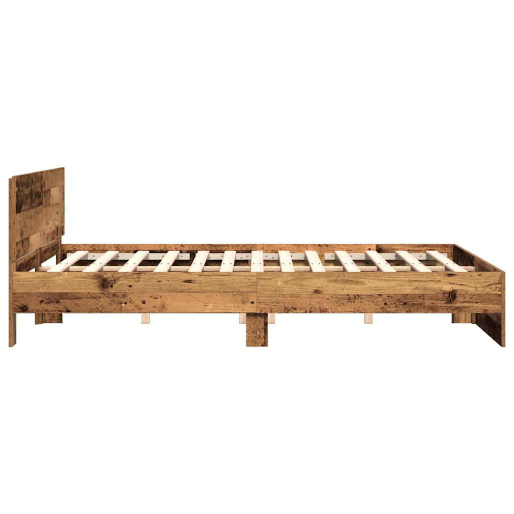 Struttura del letto Legno vecchio 203 x 185 x 70 cm | homemem39