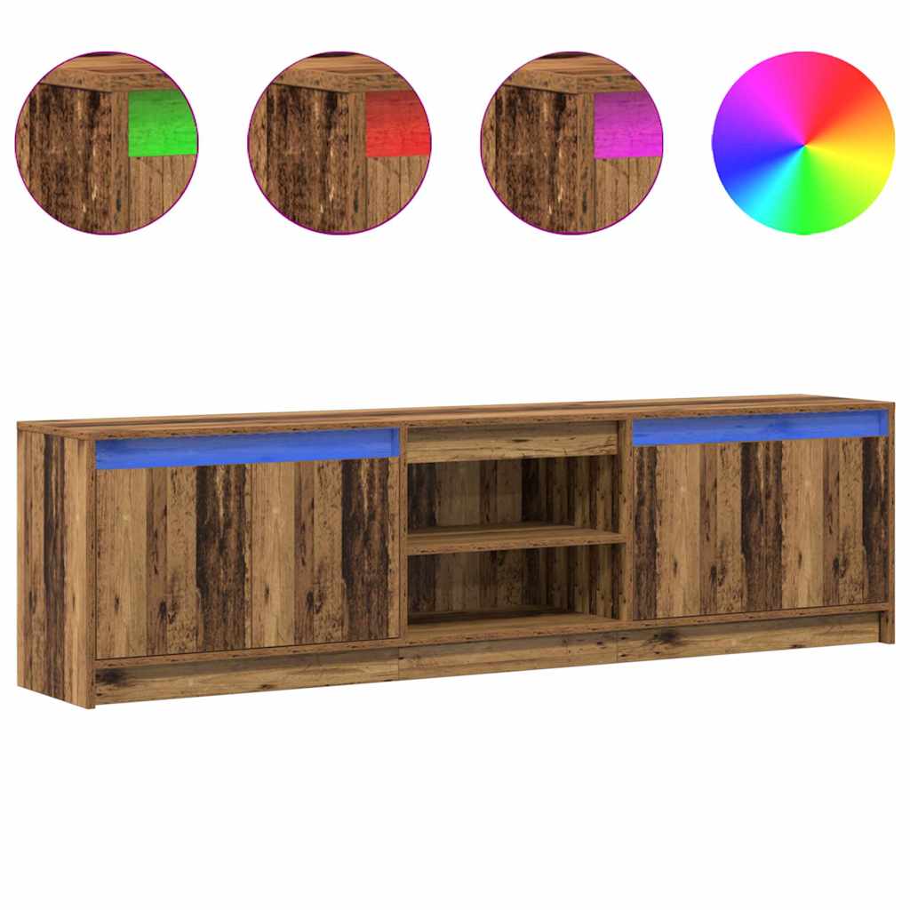 Mobile TV Marrone 180 x 34 x 50 cm Legno multistrato