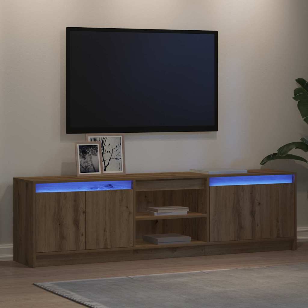 Mobile TV Marrone 182 x 34 x 50 cm Legno multistrato
