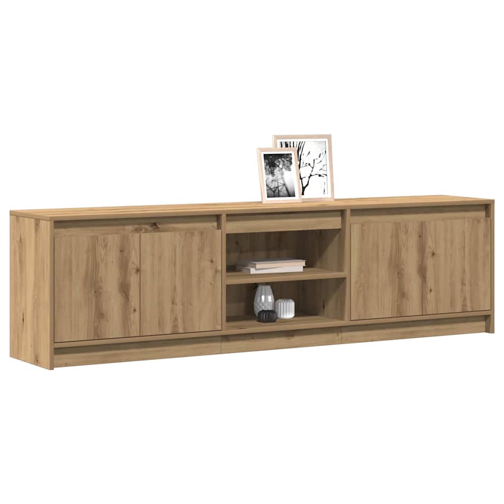 Mobile TV Marrone 182 x 34 x 50 cm Legno multistrato
