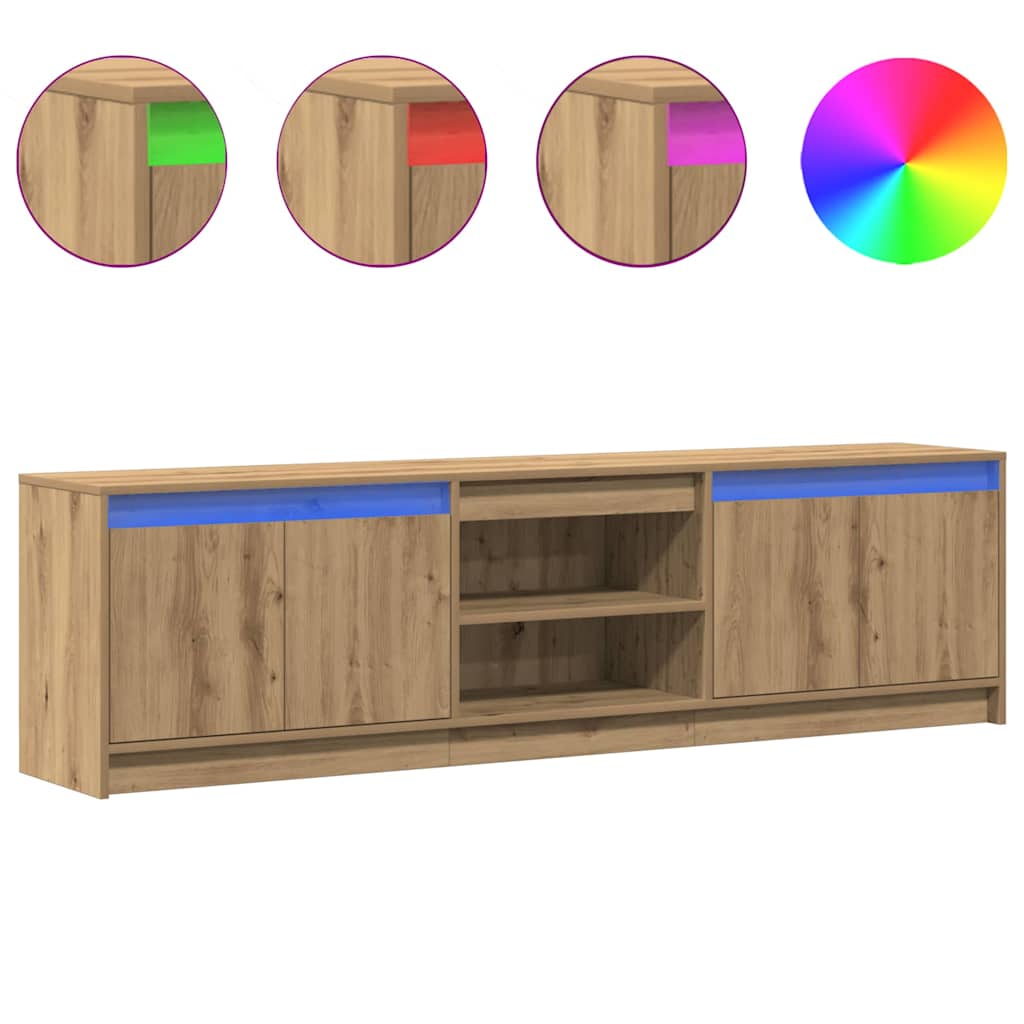 Mobile TV Marrone 182 x 34 x 50 cm Legno multistrato