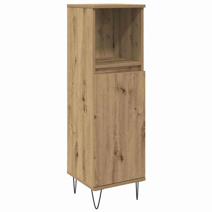 Set di mobili per il bagno 3 pz Rovere artigianale | homemem39