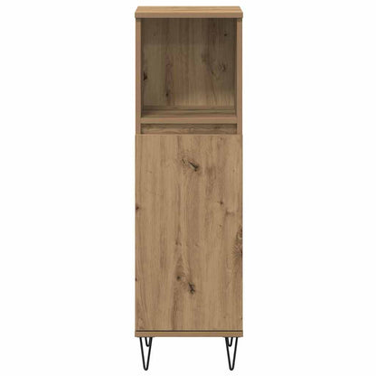 Set di mobili per il bagno 3 pz Rovere artigianale | homemem39