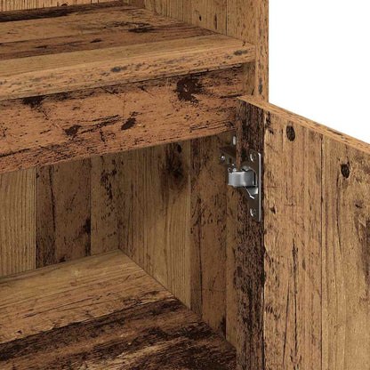 Set di mobili per il bagno 3 pcs Marrone Legno multistrato | homemem39