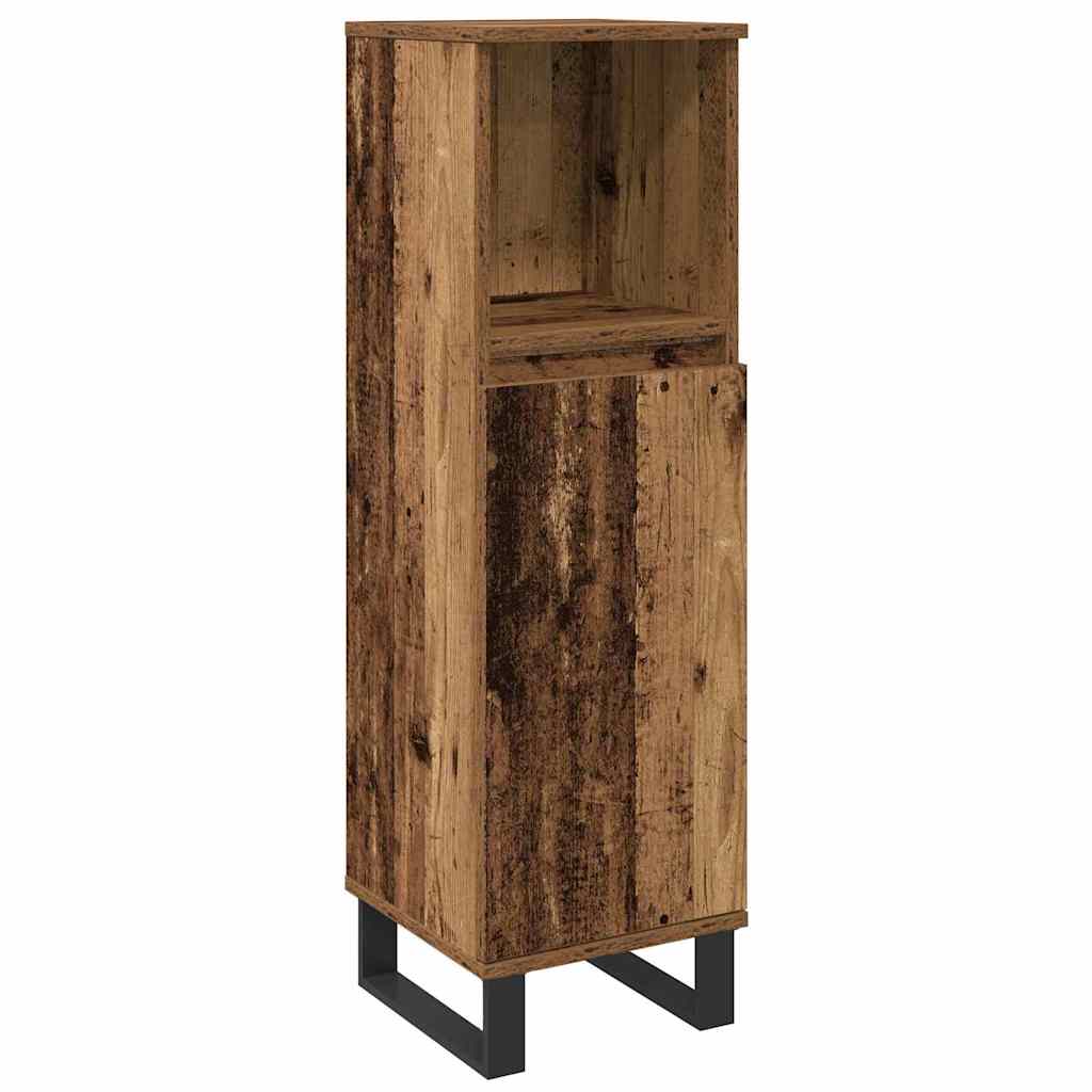 Set di mobili per il bagno 3 pcs Marrone Legno multistrato | homemem39