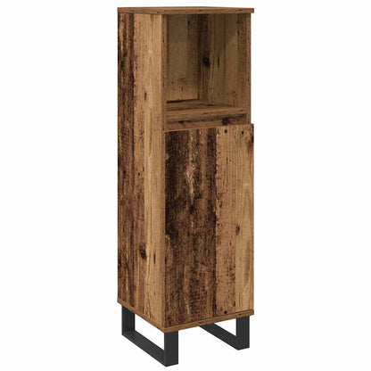 Set di mobili per il bagno 3 pcs Marrone Legno multistrato | homemem39