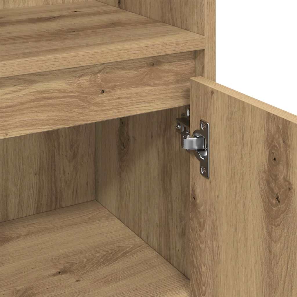 Set di mobili per il bagno 3 pz Marrone 30 x 30 x 180 cm | homemem39