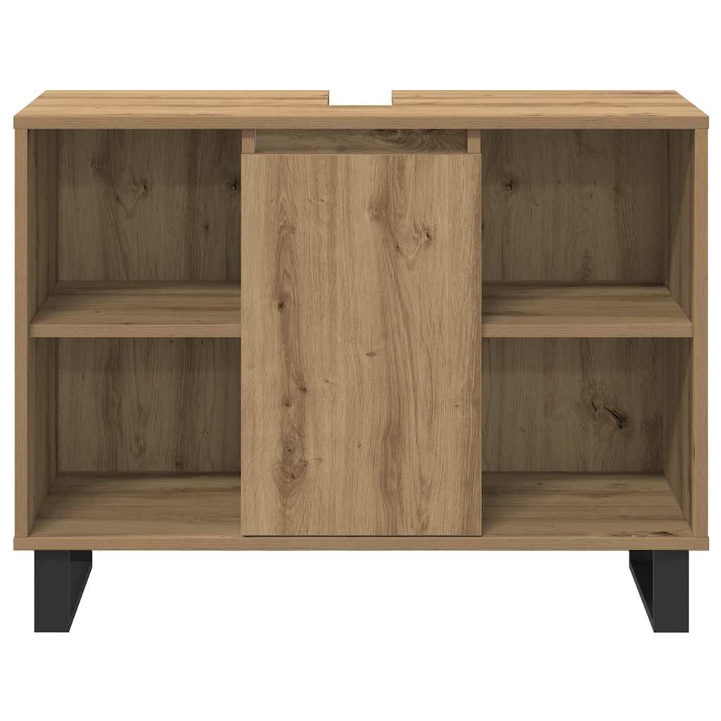 Set di mobili per il bagno 3 pz Marrone 30 x 30 x 180 cm | homemem39