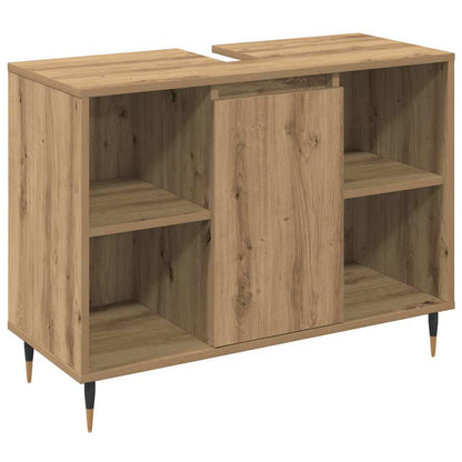 Set di mobili per il bagno con porta 3 pcs Rovere artigianale | homemem39