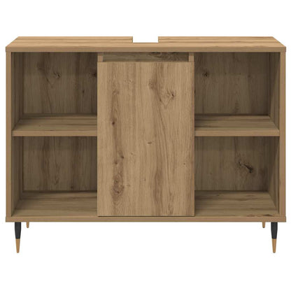 Set di mobili per il bagno con porta 3 pcs Rovere artigianale | homemem39
