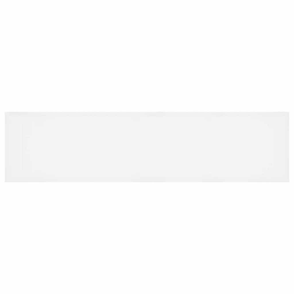 Tavolo da Giardino Bianco 400 x 100 x 73 cm polyrattan