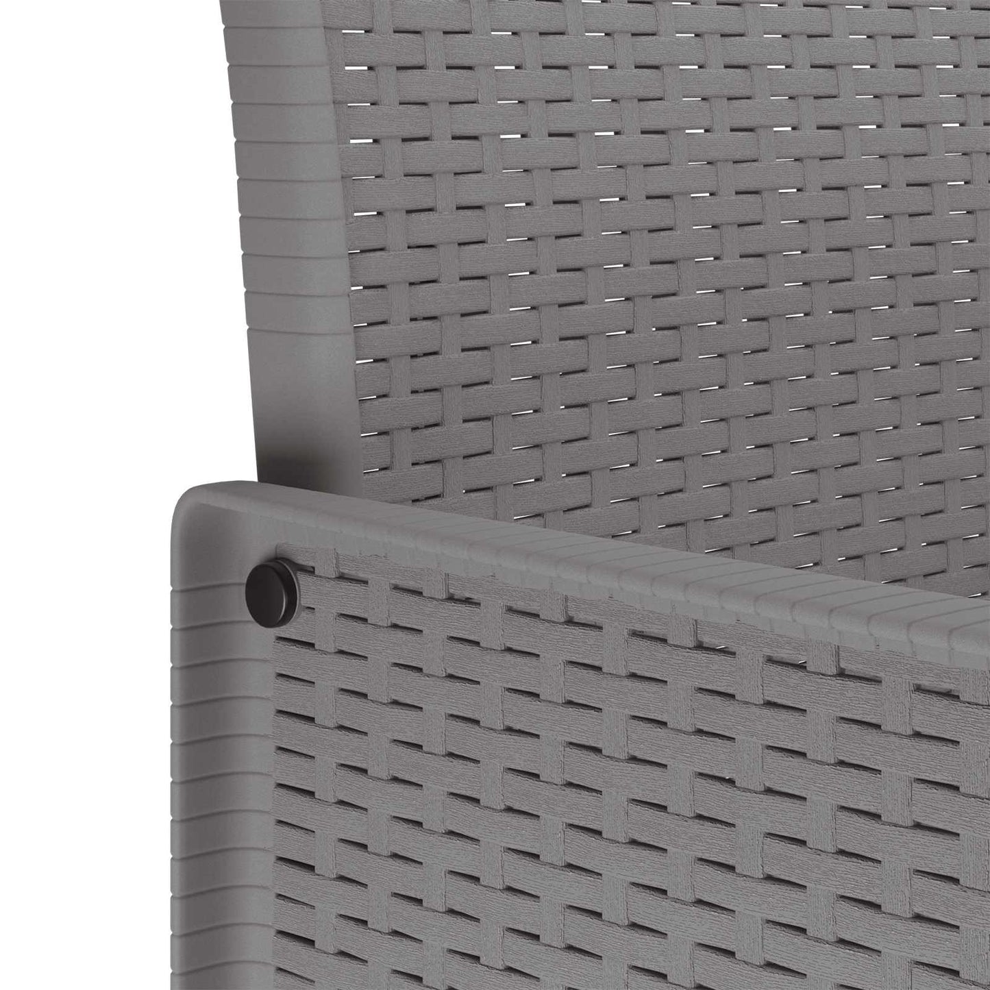 Set da Pranzo per Giardino 11 pz Grigio chiaro Polipropilene | homemem39