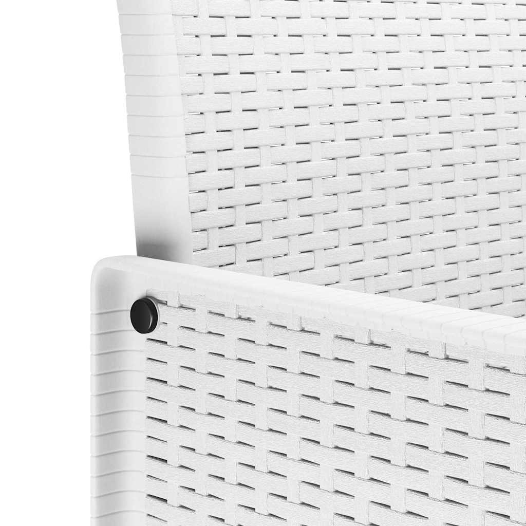 Set da Pranzo per Giardino con cuscino 13 pcs Bianco | homemem39