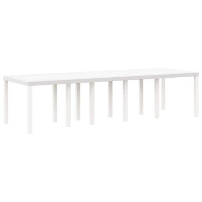 Set da Pranzo per Giardino con cuscino 13 pcs Bianco | homemem39