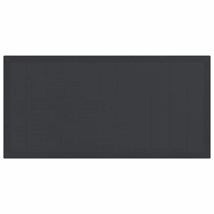 Set da Pranzo per Giardino 7 pcs Antracite Rattan Polt - homemem39