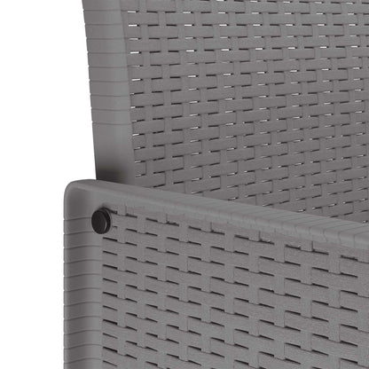 Set da Pranzo per Giardino 9 pz Bianco Polipropilene | homemem39