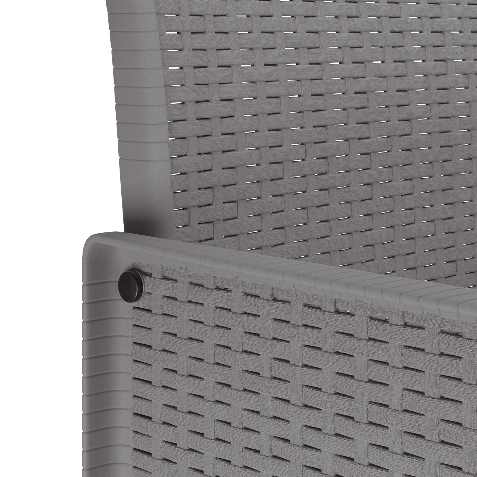 Set da Pranzo per Giardino 9 pz Bianco Polipropilene | homemem39