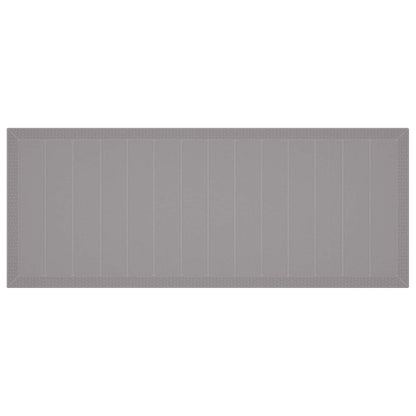 Set da Pranzo per Giardino 9 pcs Grigio chiaro Rattan Polt