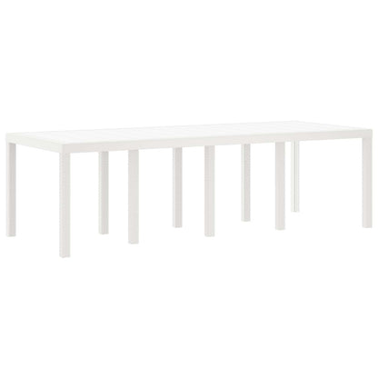 Set da Pranzo per Giardino 9 pz Grigio chiaro Polipropilene