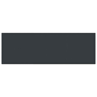 Set da Pranzo per Giardino 11 pcs Antracite Plastica - homemem39