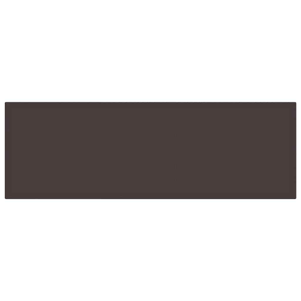 Set da Pranzo per Giardino 11 pcs Marrone e taupe Poly Rattan - homemem39