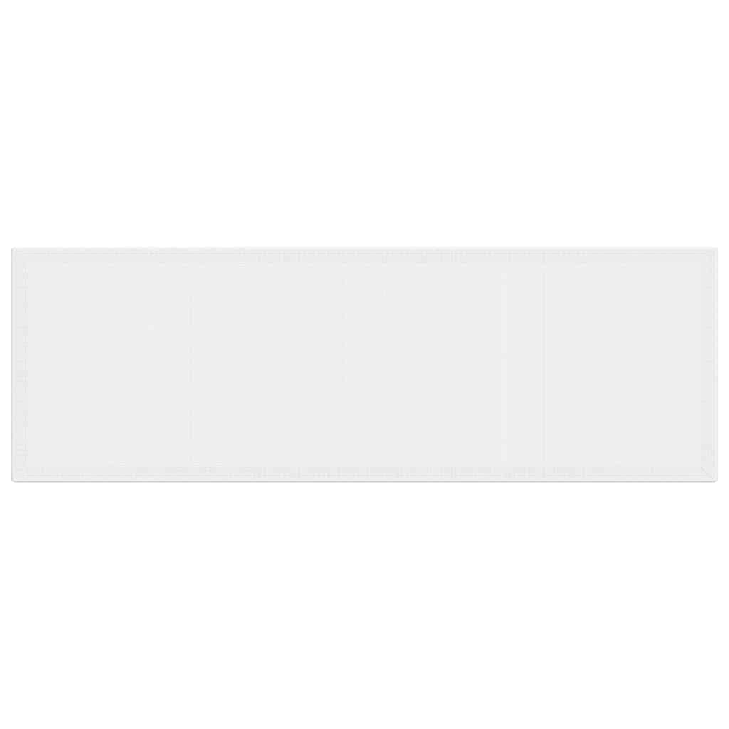 Set da Pranzo per Giardino 11 pcs Bianco Rattan e acciaio - homemem39