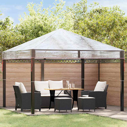 Sostituzione Copertura Gazebo Trasparente 300 x 300 x 26 cm PVC | homemem39