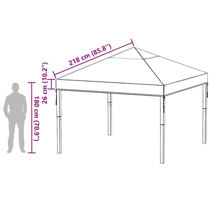 Sostituzione Copertura Gazebo Trasparente 300 x 300 x 26 cm PVC | homemem39