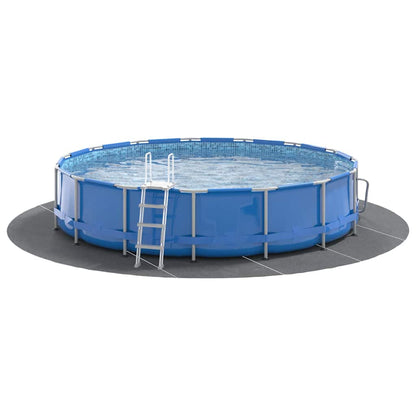 Telo per Fondo Piscina Grigio chiaro Ø 610 cm