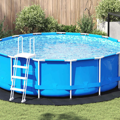 Telo per Fondo Piscina Nero Ø 366 cm Tessuto Non Tessuto | homemem39