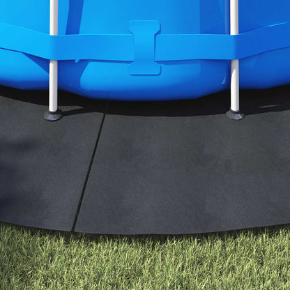 Telo per Fondo Piscina Nero Ø 458 cm Tessuto Non Tessuto