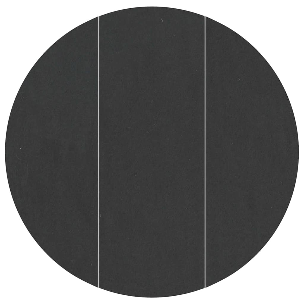 Telo per Fondo Piscina Nero Ø 366 cm Geotessile in Poliestere