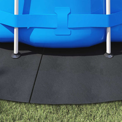Telo per Fondo Piscina Nero Ø 428 cm Tessuto Non Tessuto | homemem39