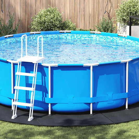 Telo per Fondo Piscina Nero Ø 458 cm Tessuto Non Tessuto | homemem39