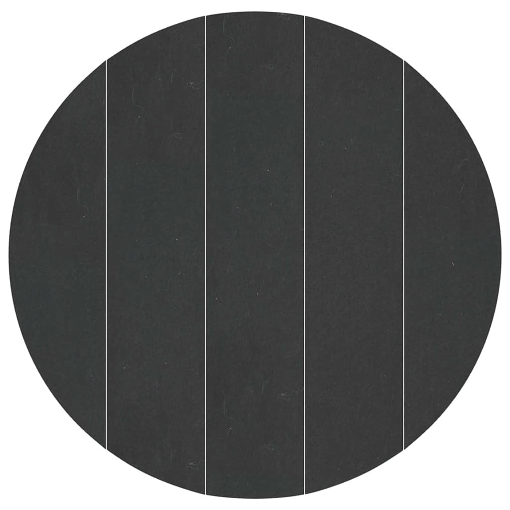 Telo per Fondo Piscina Nero Ø 610 cm Geotessile in Poliestere