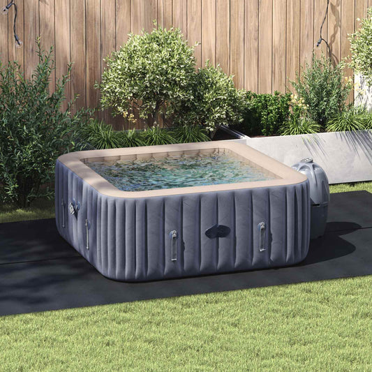 Telo per Fondo Piscina Regolabile Nero 420 x 220 x 0,1 cm | homemem39