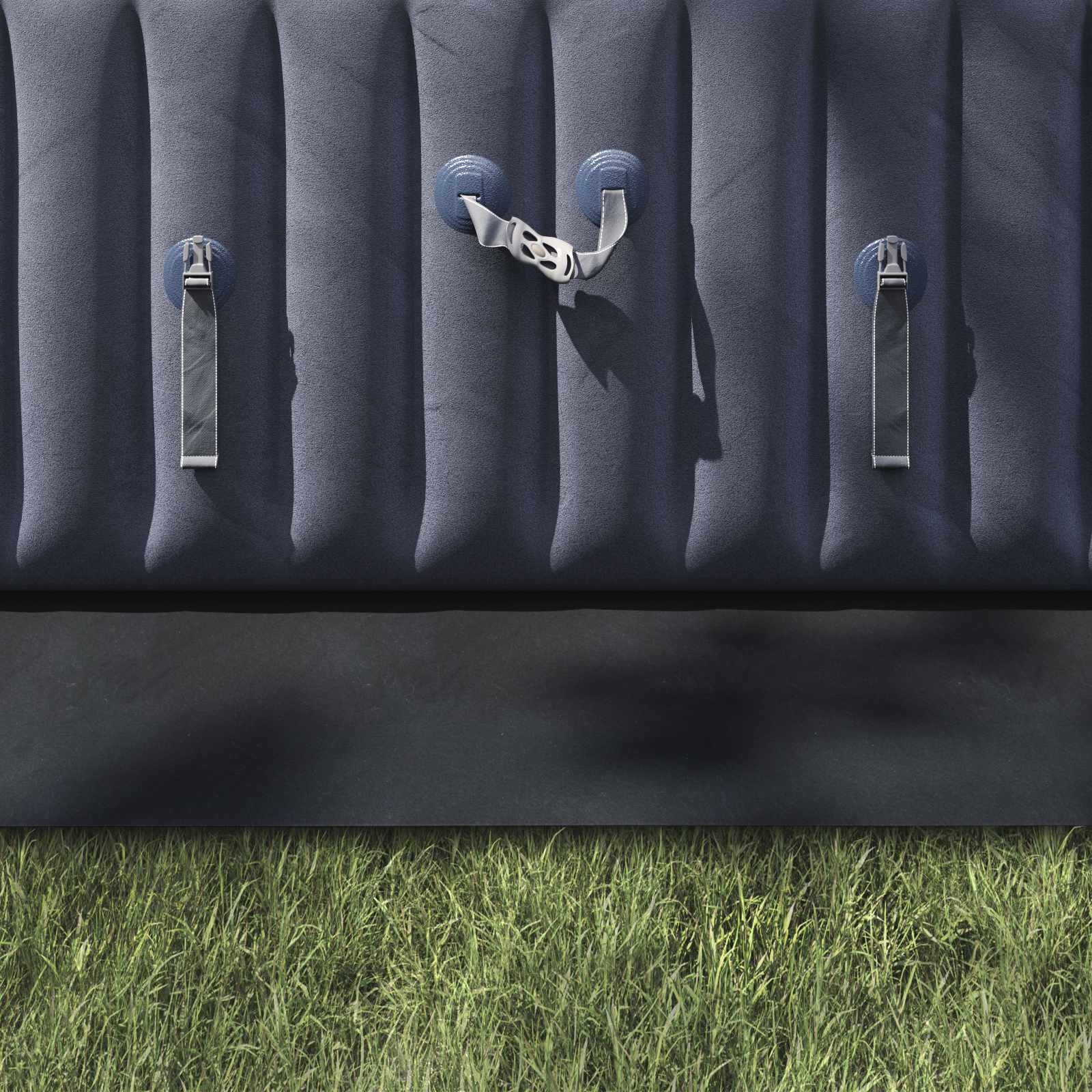 Telo per Fondo Piscina Regolabile Nero 500 x 250 x 0,1 cm | homemem39