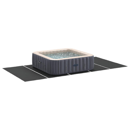 Telo per Fondo Piscina Regolabile Nero 550 x 280 x 0,1 cm