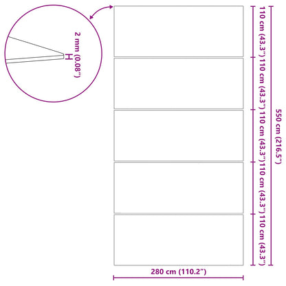 Telo per Fondo Piscina Regolabile Nero 550 x 280 x 0,1 cm | homemem39
