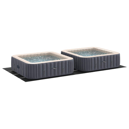 Telo per Fondo Piscina Regolabile Nero 820 x 420 x 0,1 cm | homemem39