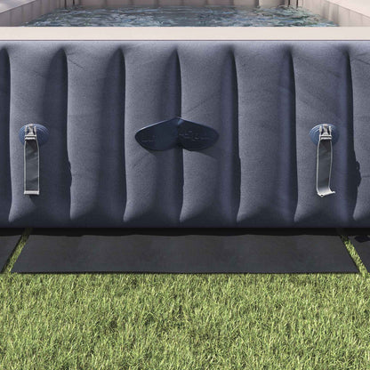 Telo per Fondo Piscina Regolabile Nero 999 x 500 x 0,1 cm