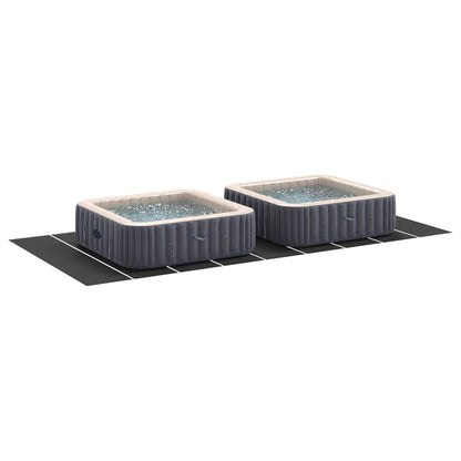 Telo per Fondo Piscina Regolabile Nero 999 x 500 x 0,1 cm