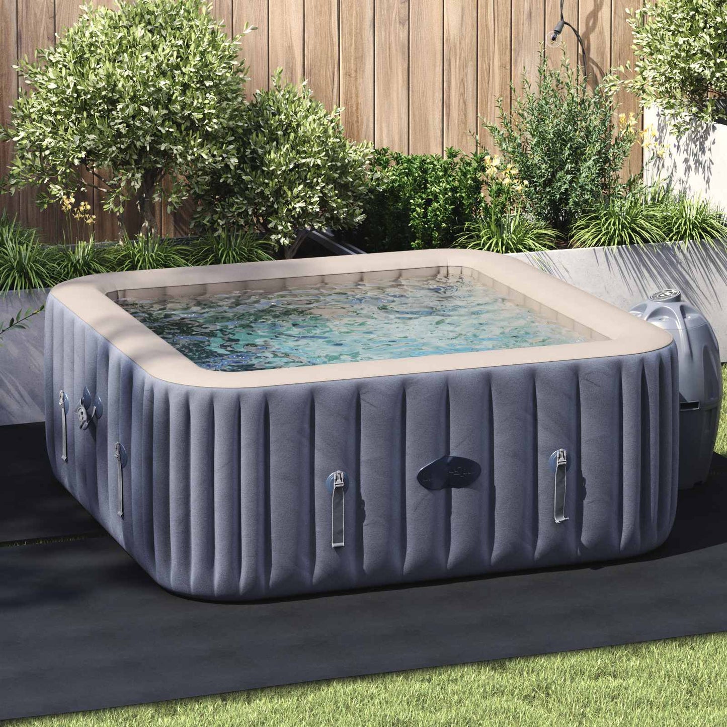 Telo per Fondo Piscina 274 x 274 x 0,1 cm Tessuto Non Tessuto | homemem39