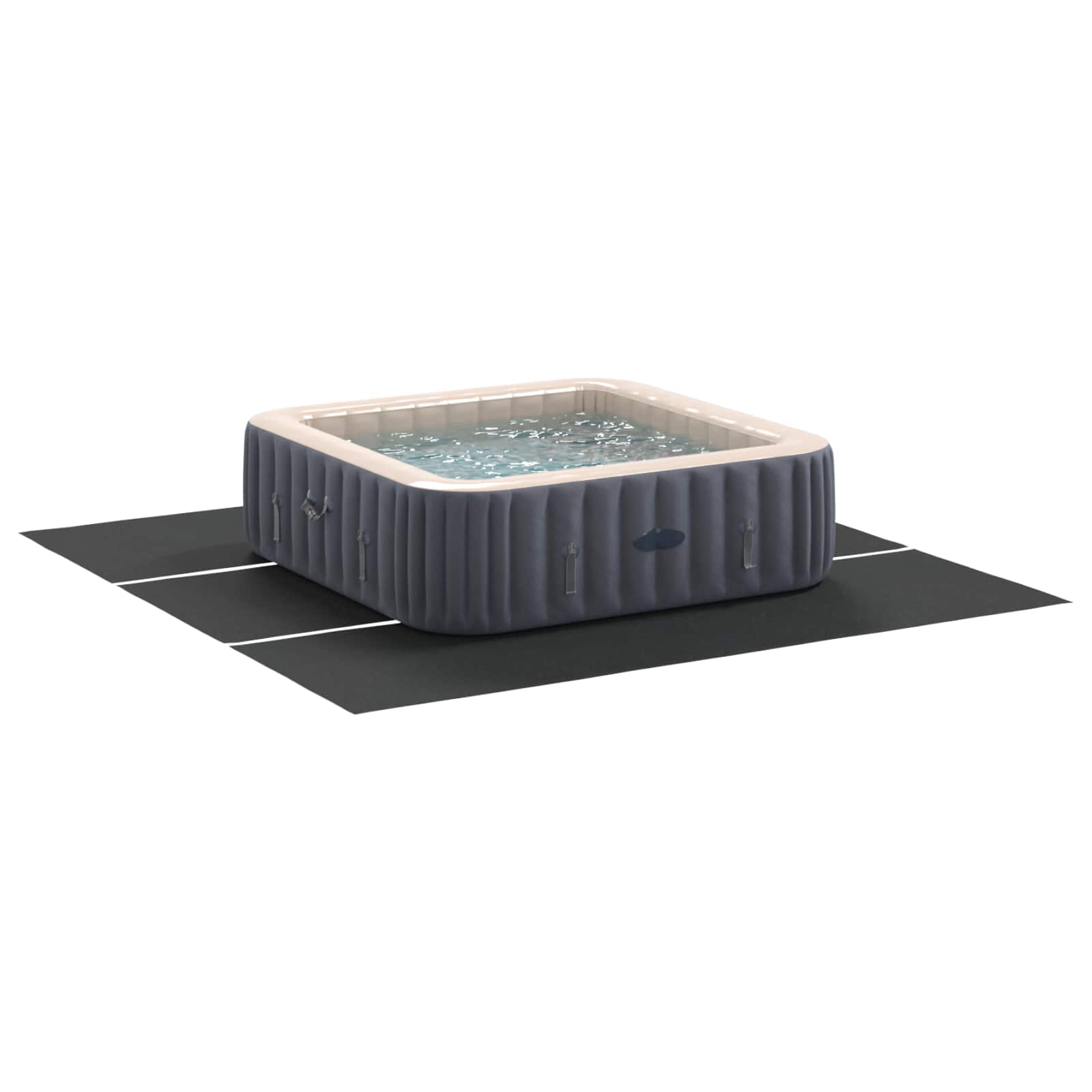 Telo per Fondo Piscina Nero 396 x 396 x 0,1 cm | homemem39